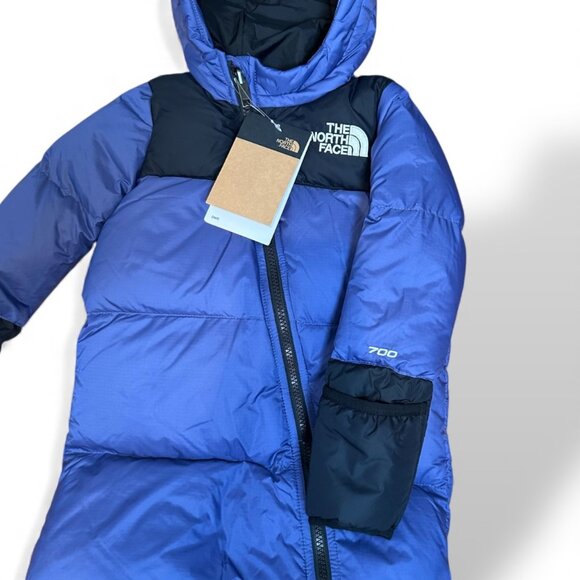 The North Face Toddler Baby 700-Fill Down Bunting Snowsuit 18-24M One-Piece Blue - Picture 2 of 11